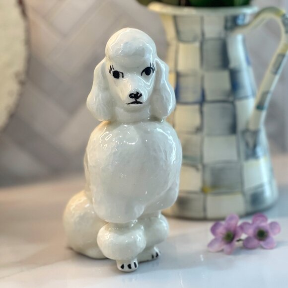 Porcelain Poodle – Noir Glam Whimsy 🖤 - Picture 1 of 15